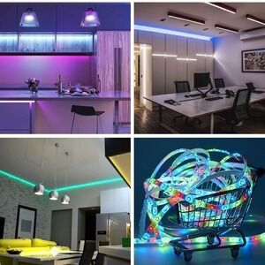FUMENTON LED Strip Connector Kit for 5050 10mm 4Pin,Includes 8 Types of Solderle